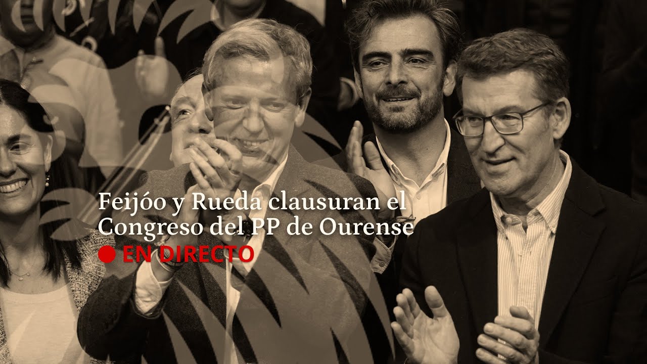 DIRECTO | Alberto Núñez Feijóo y Alfonso Rueda clausuran el Congreso del PP de Ourense