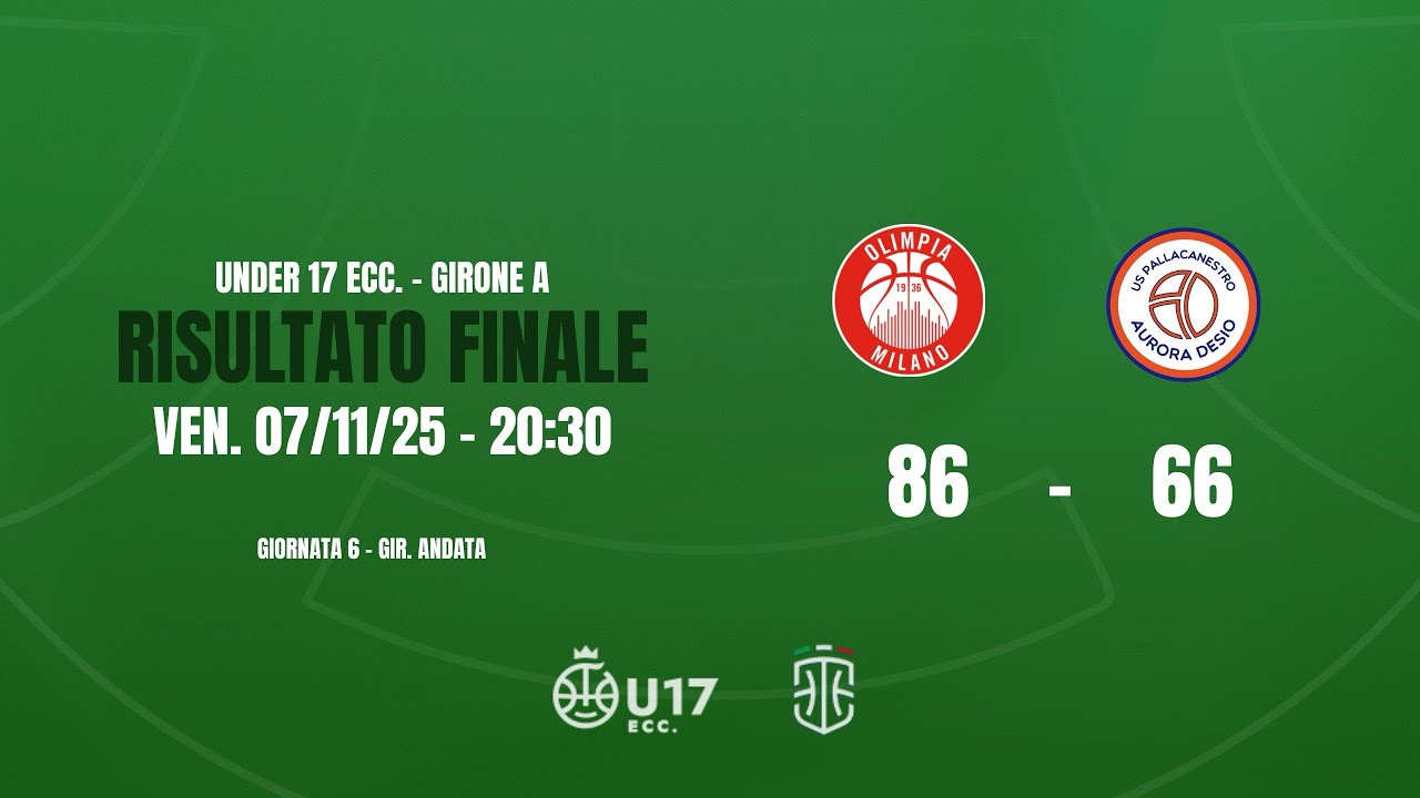 Highlights Olimpia Milano - Aurora Desio U17 Eccellenza 