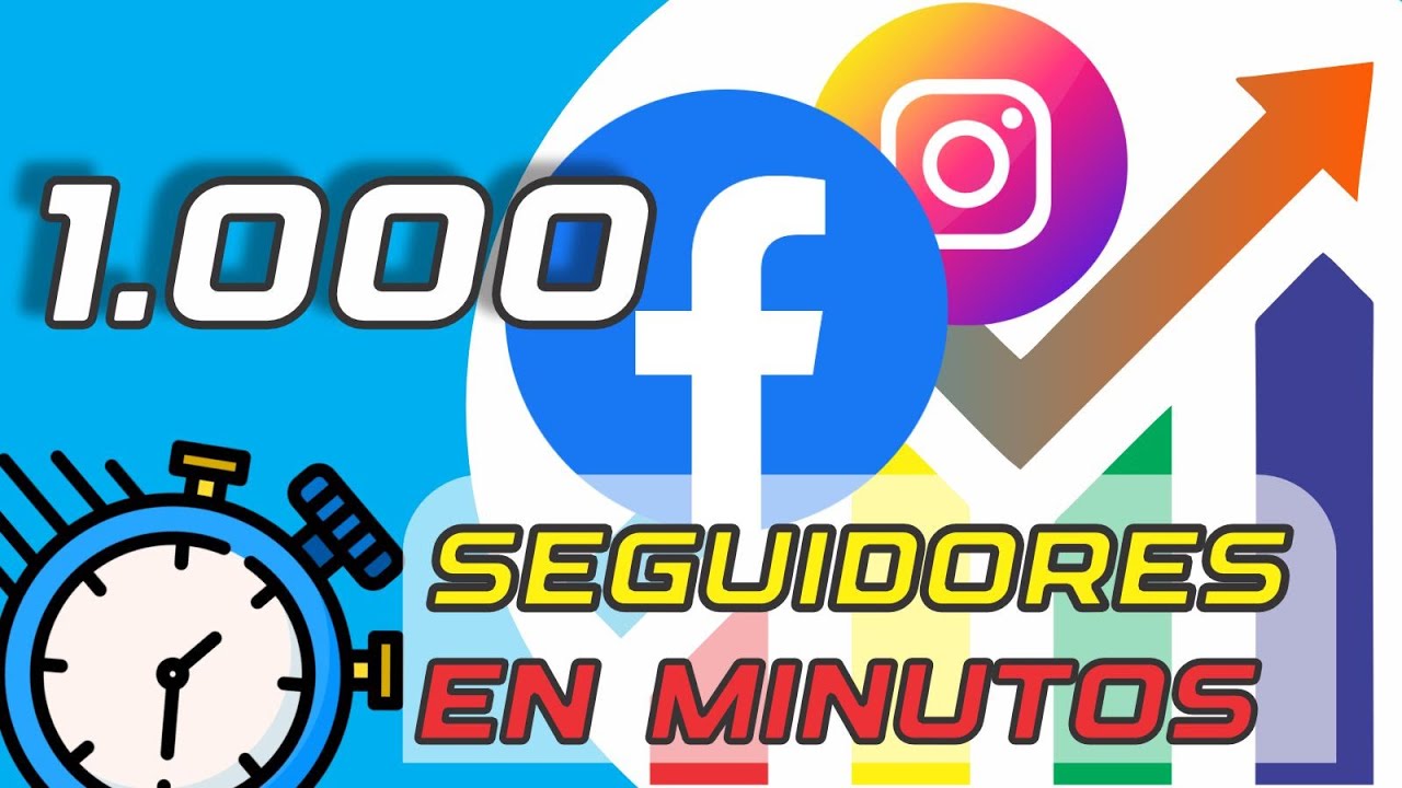 Comprar Seguidores En Facebook e Instagram. De 0 a 1.000 en horas #comprar_seguidores