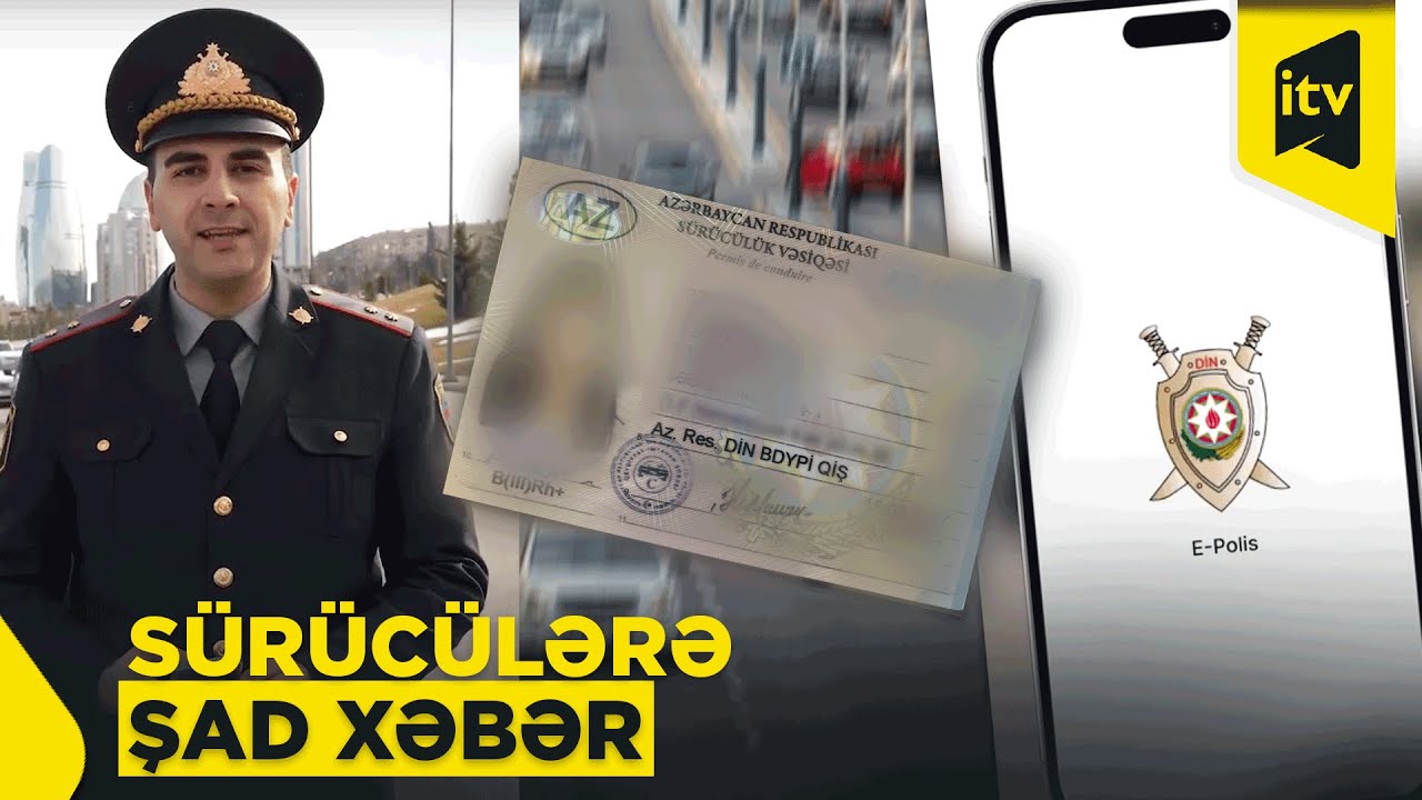 Sürücülük vəsiqəsi ilə bağlı yenilik