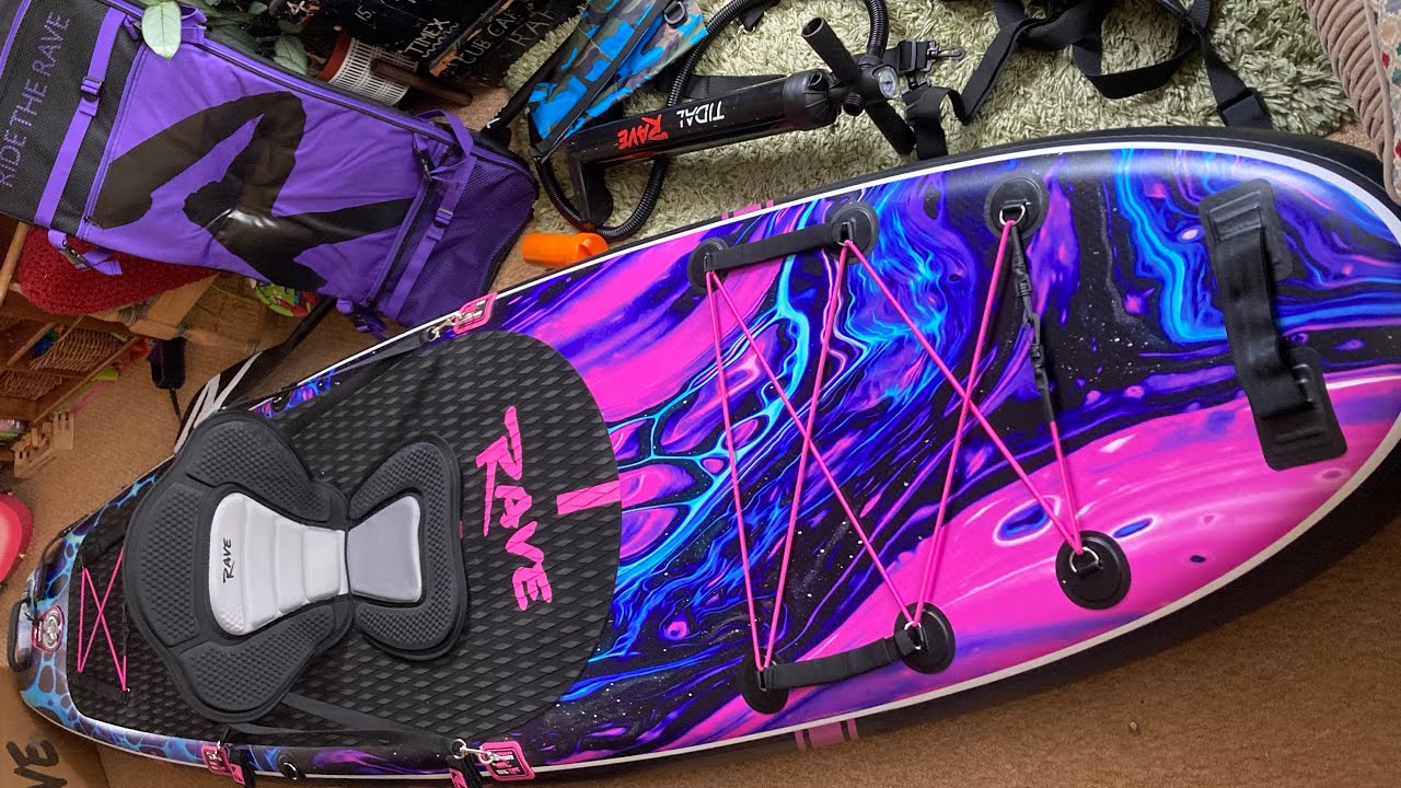 Tidal Rave Sport paddle board. What’s included in the package, new and  unwrapped. Echo design sup