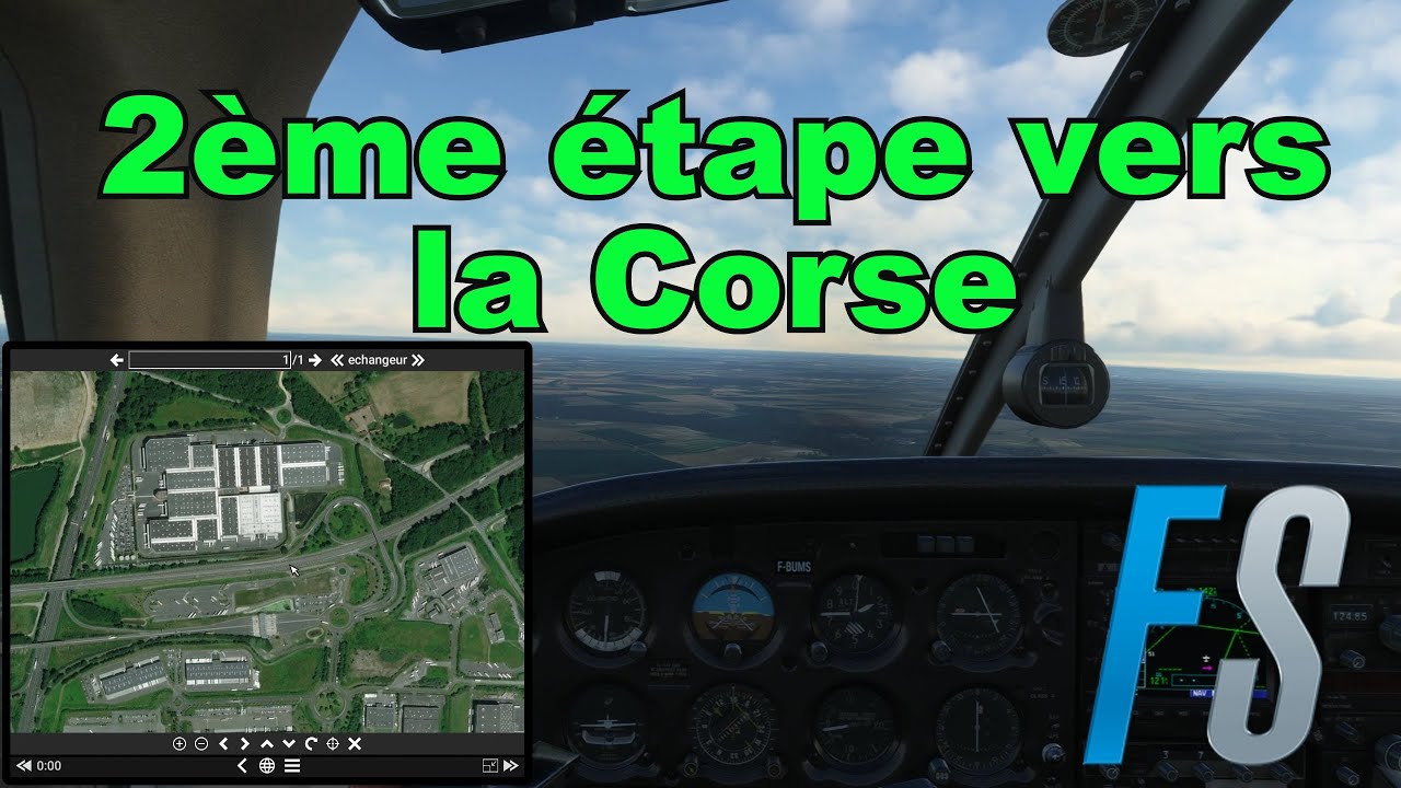 FS2020 / Nav VFR [ Amiens - Coulommiers ] / Etape 2