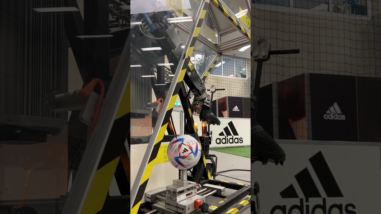 Adidas football robot to test boots 😳🤯