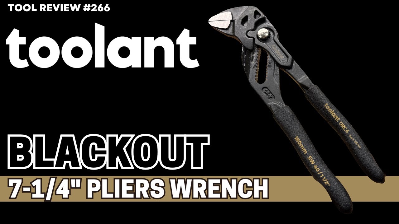 Гаечный ключ Toolant BLACKOUT Pliers | Дешево с дополнительными принадлежностями