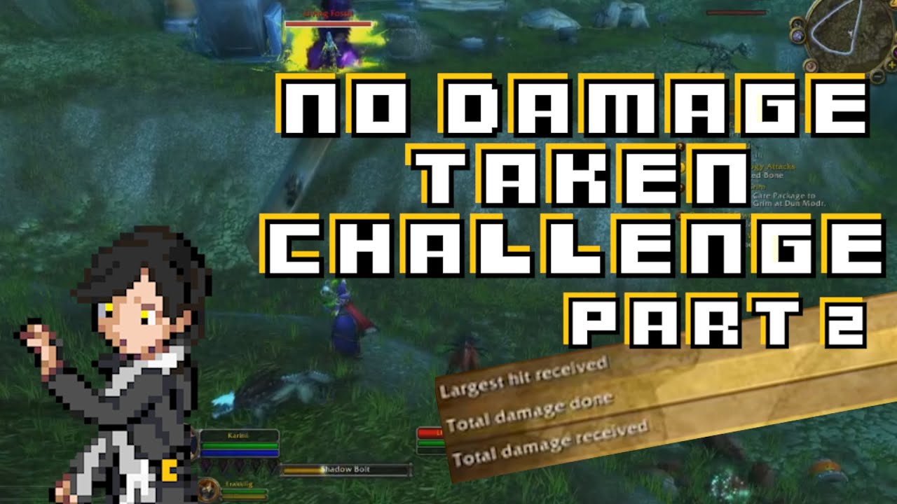 How few hits can I take leveling to 120? (WoW Challenge Part 2)