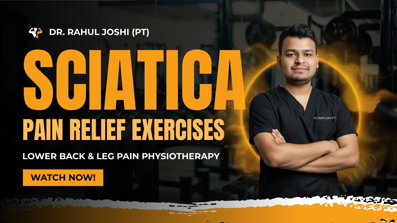 Sciatica Pain Relief Exercises | Back to Leg Pain Physiotherapy at Home | Physio with Dr Rahul