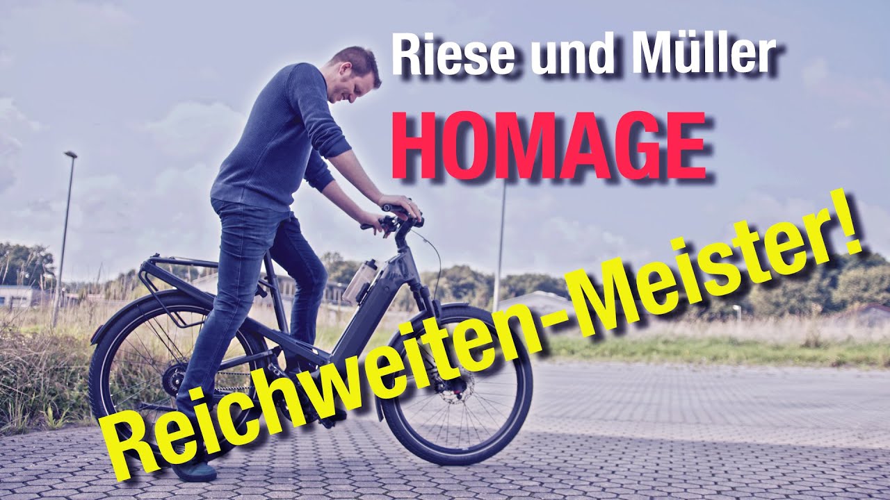 Riese und Müller Homage GT Vario -  Reichweite über 230 Kilometer
