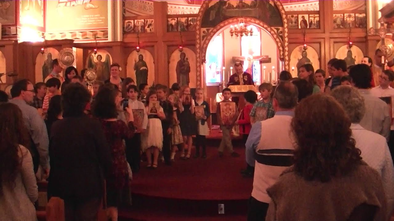 Sunday of Orthodoxy: The Triumph of Icons - Procession With Sunday School Children.