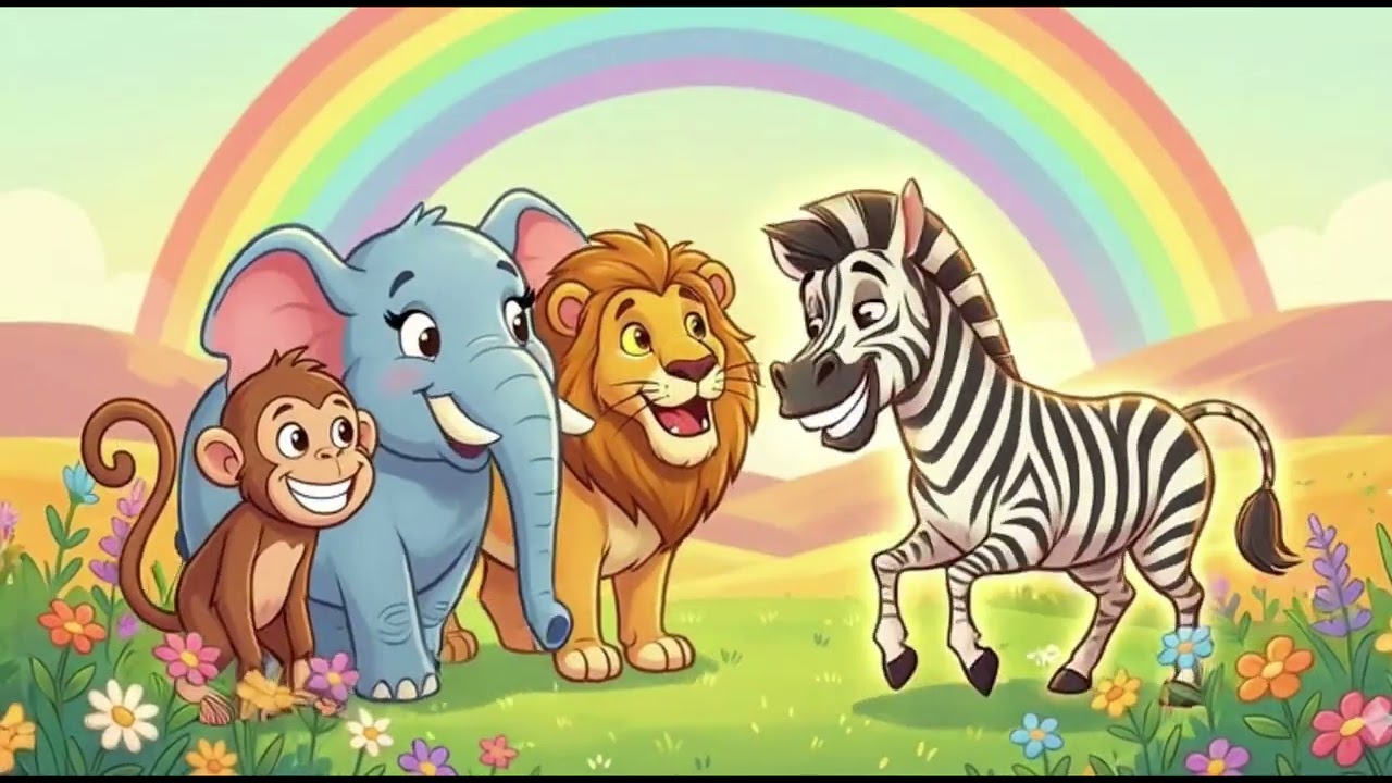 A Zebra às Riscas 🦓 | Música Infantil sobre Ser Diferente