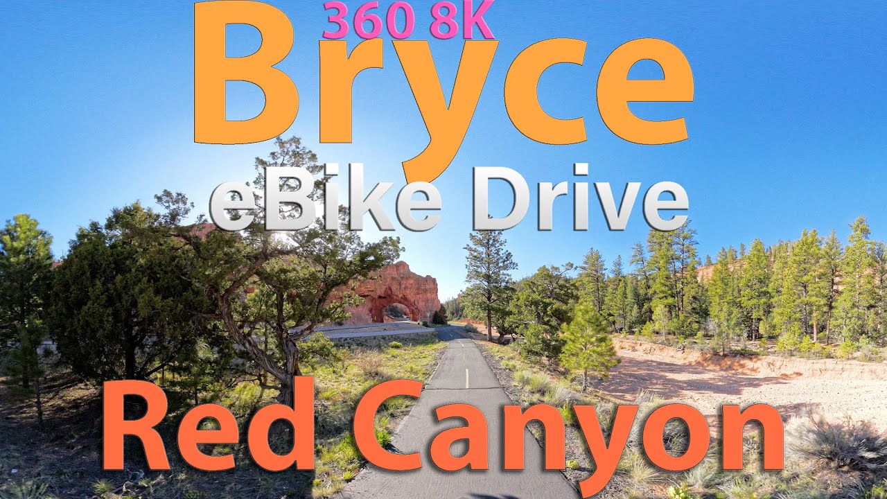 e-Bike Along Utah’s Scenic Byway 12  Red Canyon 8K 360