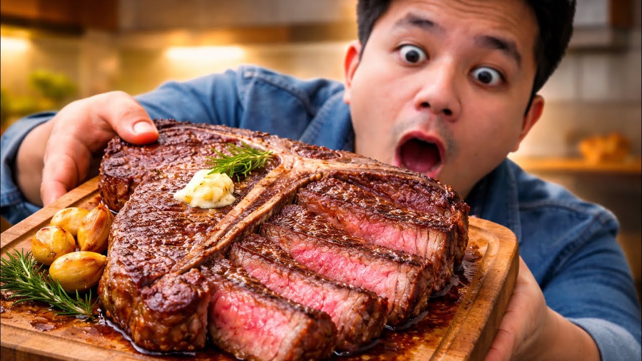 Aku Nyaris Gagal Masak Steak… Tapi Endingnya 😳🔥