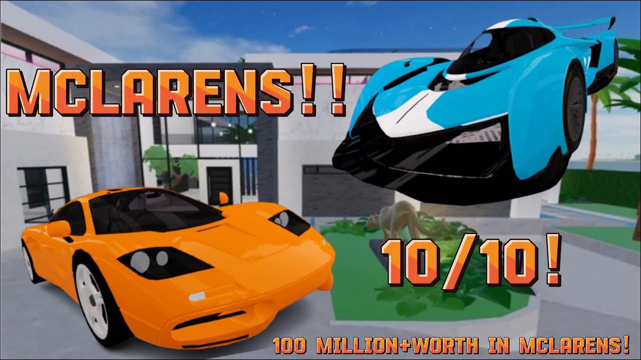 Testing Every McLaren In Mansion Tycoon!