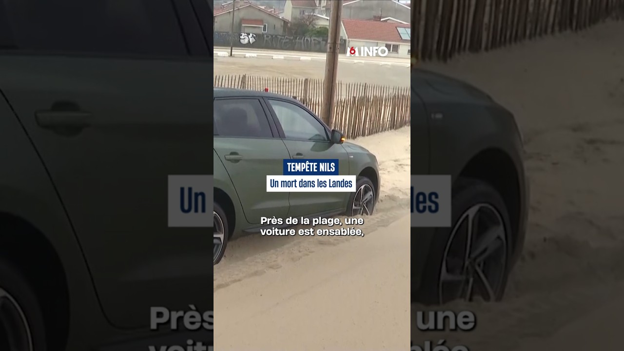 Temp&ecirc;te Nils : un mort dans les Landes