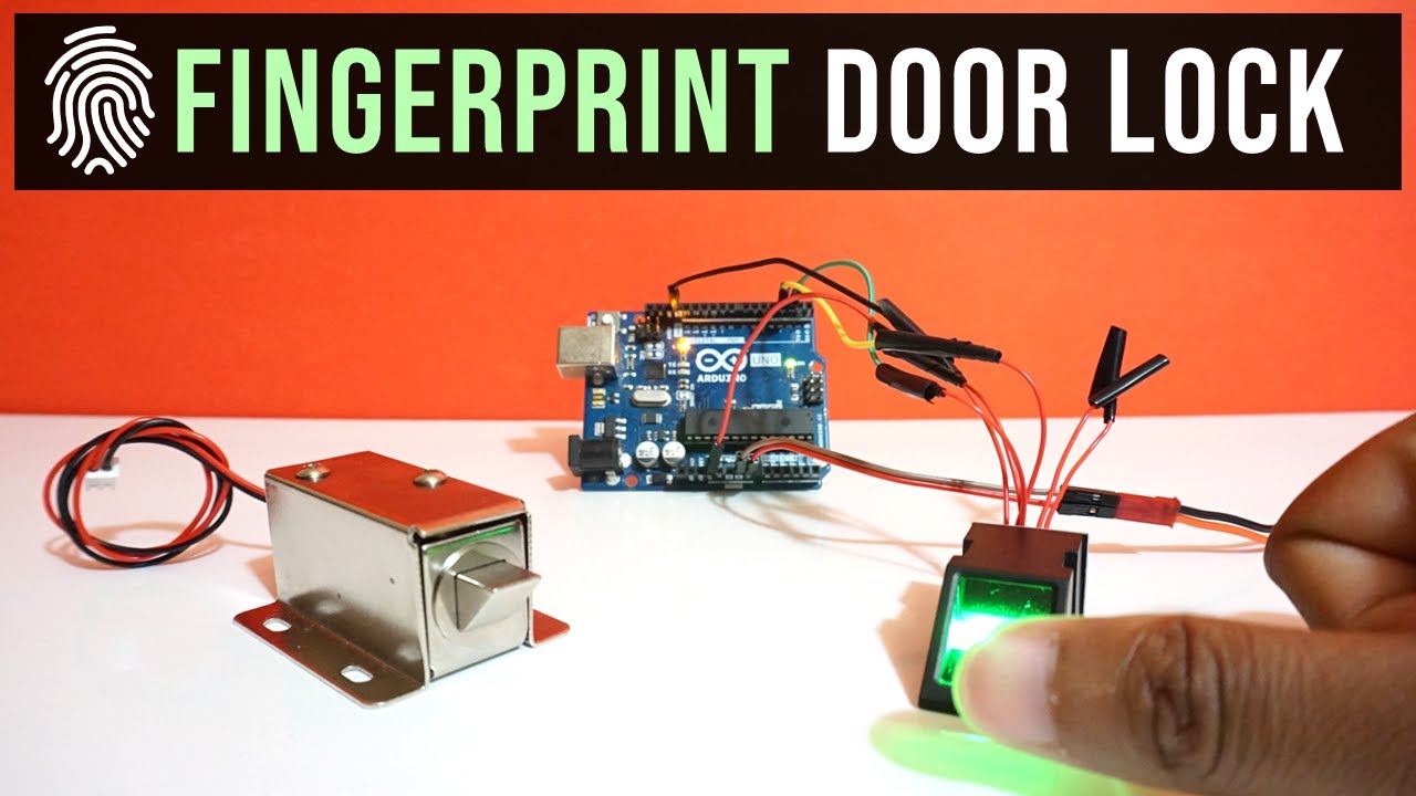 Fingerprint Door Lock system using Arduino👍🔓 | FPM10A fingerprint module