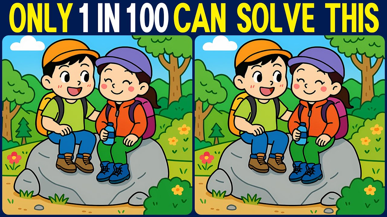 [Spot the Difference Brain Training] The subtle differences will test your attentiveness.