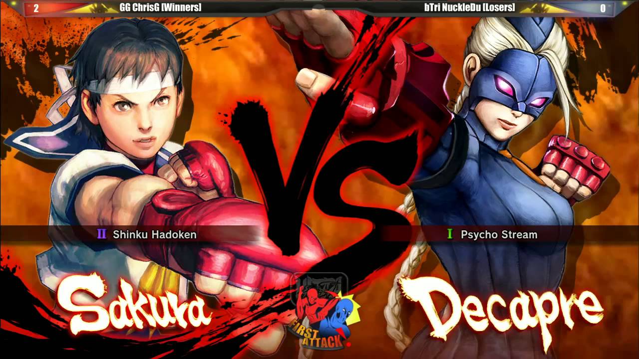 USF4 Grand Final GG ChrisG vs bTri NuckleDu - Puerto Rico First Attack Tournament