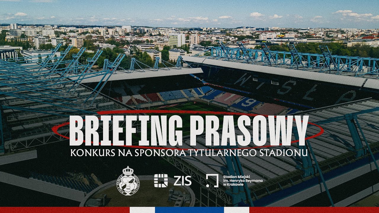 LIVE 🔵⚪🔴 Briefing prasowy dot. konkursu na Sponsora Tytularnego Stadionu Miejskiego im. H. Reymana