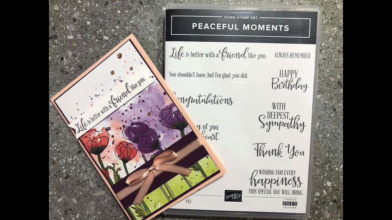 Episode 222 Stampin Up! 2020 Mini Catalogue Peaceful Moments Stamping with DonnaG!