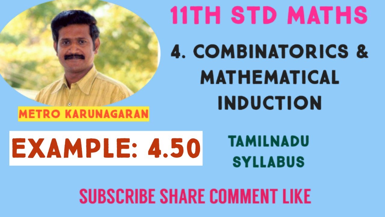 11th Std Maths Example 4.50 If (n+2)CU:(n-1)P4=13:24 find n