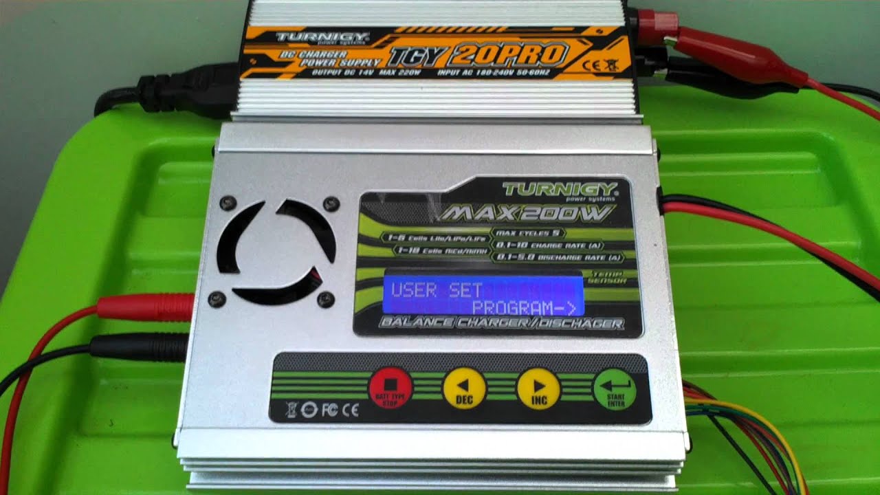 TURNIGY 200W PRO CHARGER AND POWER SUPPLY