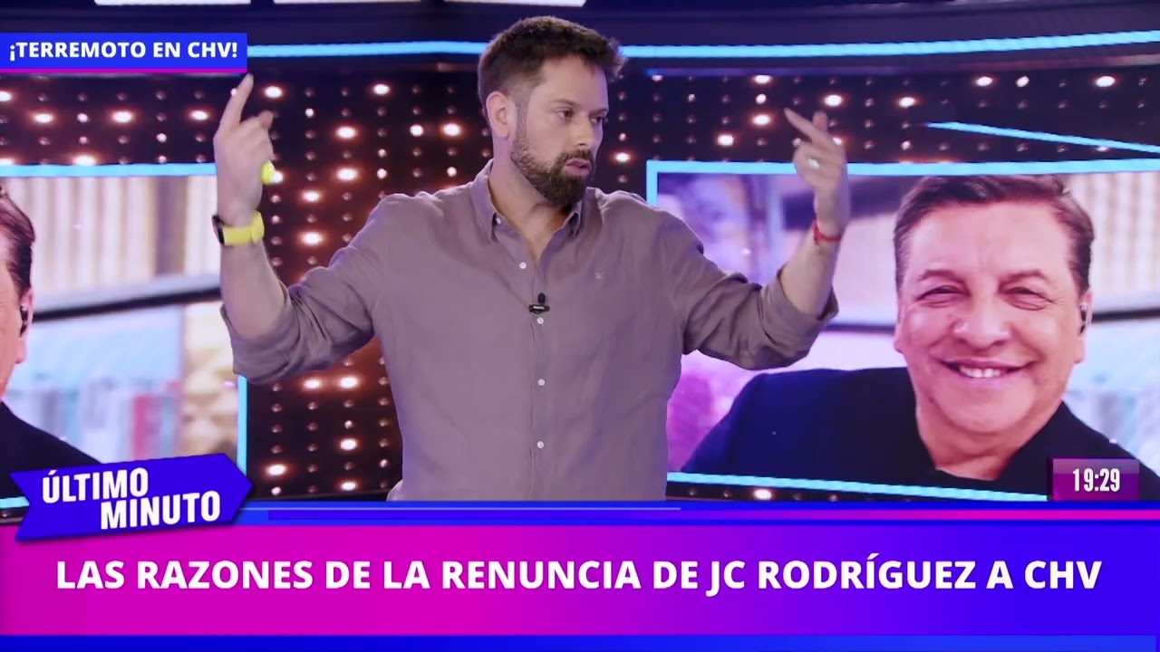 IMPACTO EN LA TV: Julio César Rodríguez presenta su renuncia a Chilevisión