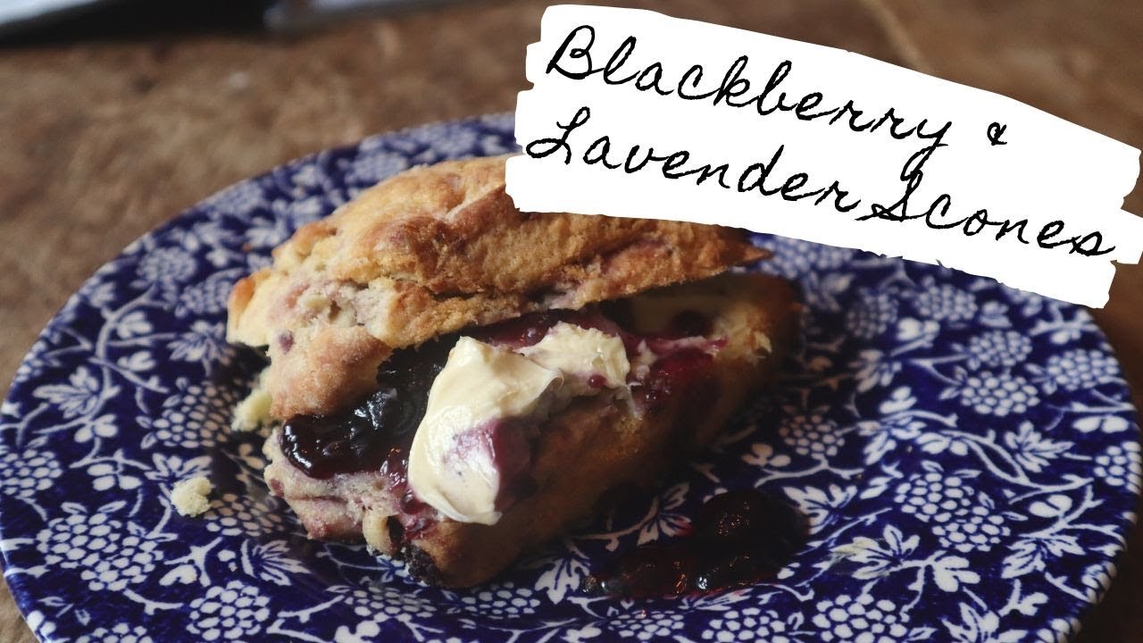 BLACKBERRY LAVENDER SCONES | HYGGE BAKING | BEX MASSEY