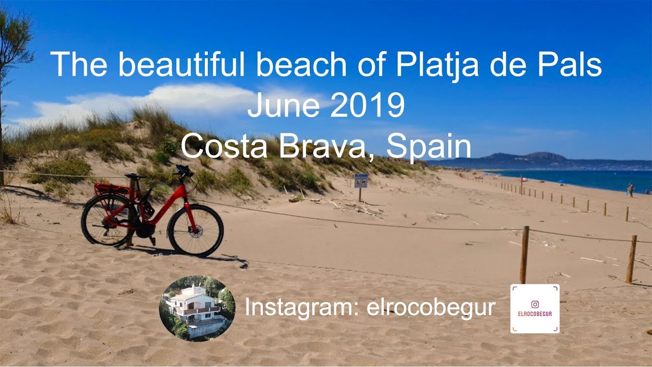 The beautifull beach of Platja de Pals (Pals beach), Costa Brava, Spain.