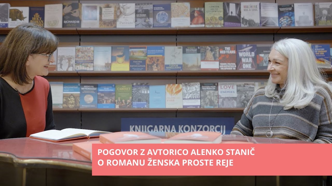 Prisluhnite pogovoru z avtorico Alenko Stanič o romanu Ženska proste reje