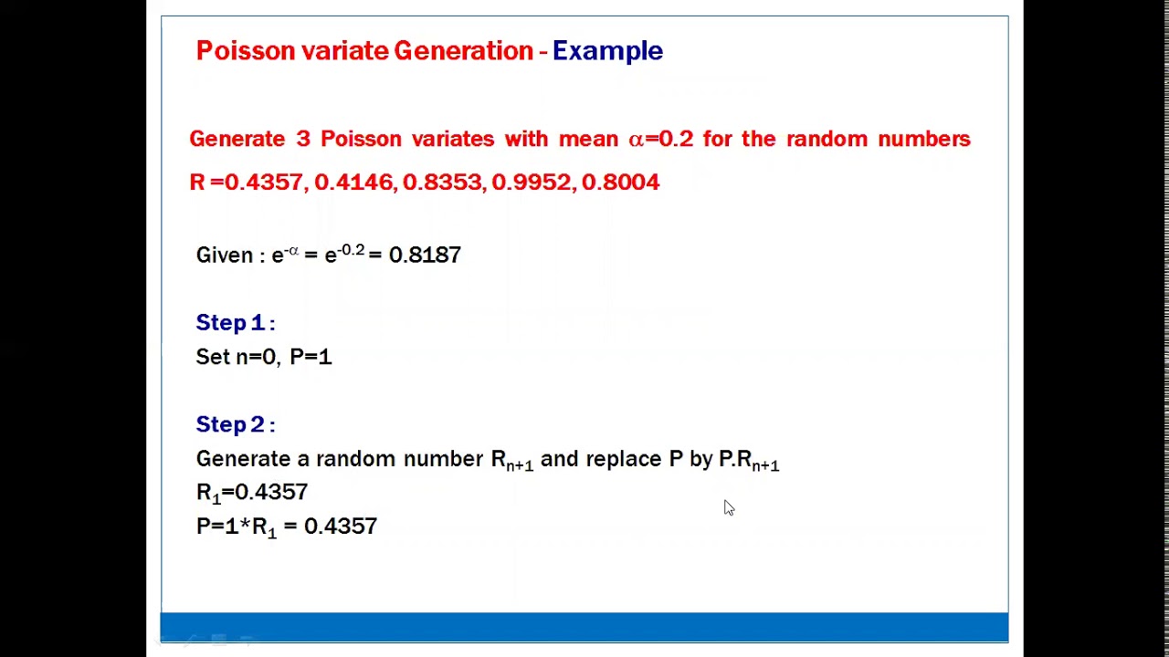 05 SMS Module 3 Poisson Variate generation