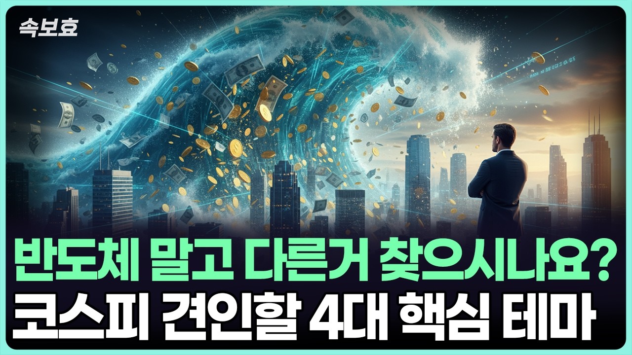 반도체 다음 무섭게 치고나갈 충격적 4종목 바로 찍어드립니다