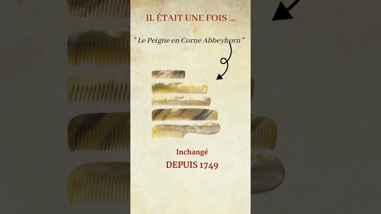 Les peignes d'Abbeyhorn, un savoir faire in&eacute;gal&eacute; depuis 1749 #abbeyhorn #peigne #artisanat