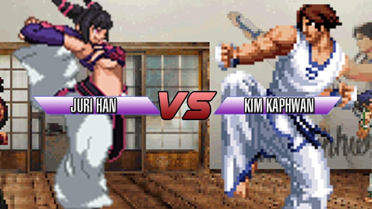 Mugen - Street Fighter vs. King of fighters - Juri Han vs. Kim Kaphwan