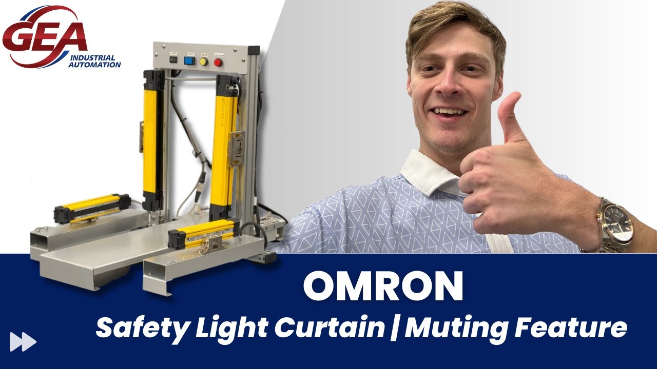 Omron Light Curtain Muting Feature