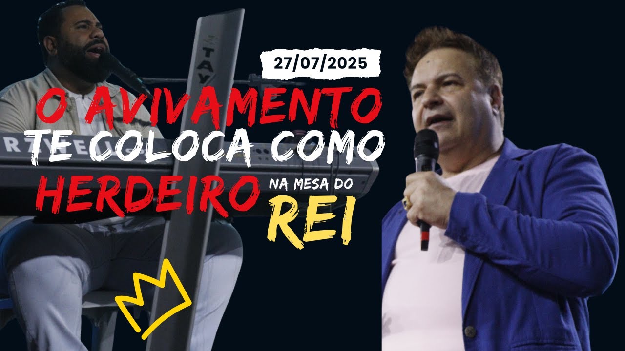 O AVIVAMENTO TE COLOCA COMO HERDEIRO NA MESA DO REI/AP. TADEU SANTOS - Ao Vivo