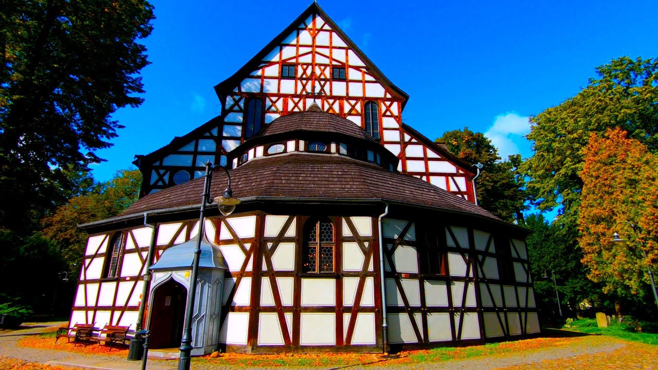 Landmarks of Swidnica (Lower Silesian Voivodeship), Poland GoPro 1080p