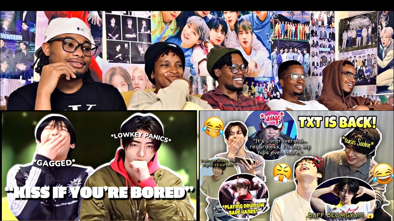 TXT got crazier after their HIATUS + ENHYPEN being losers trapped in a hot body (REACTION)