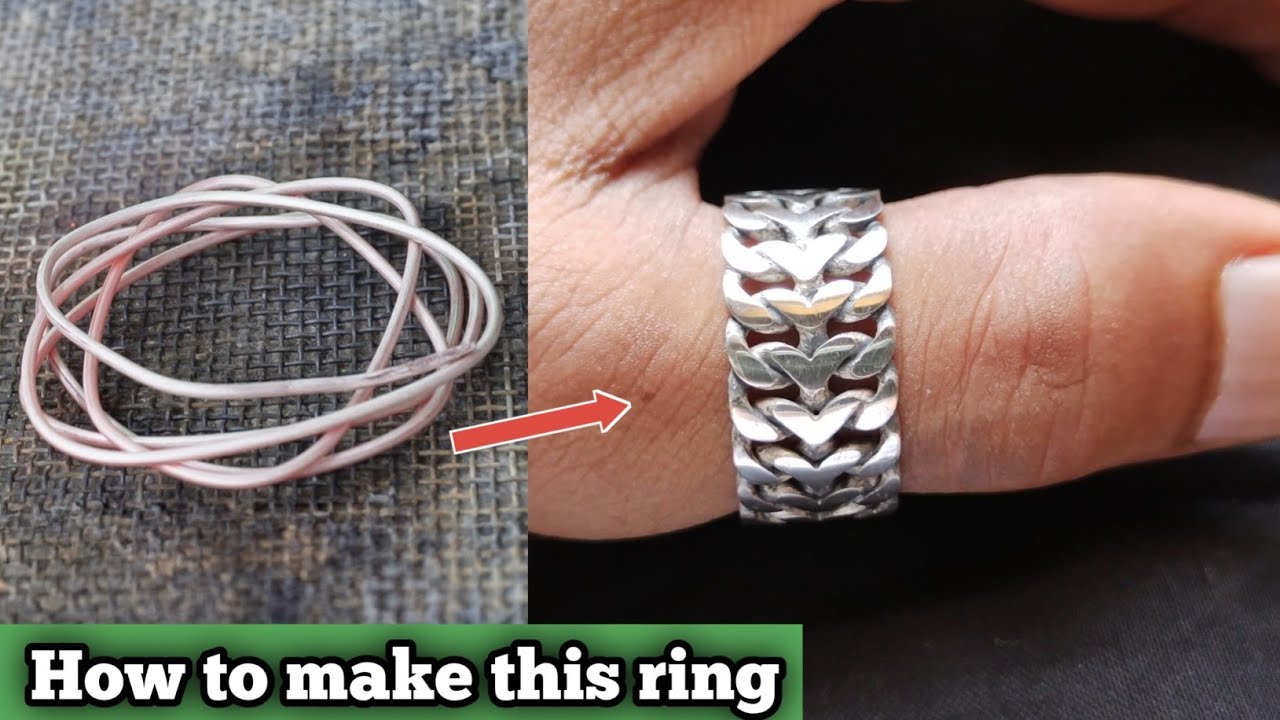 Silver ring for thumb\how it's made\jewelry making\silver ring\gold smith luke