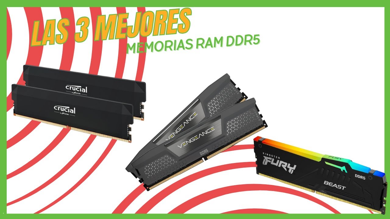 Las 3 MEJORES MEMORIAS RAM DDR5 CALIDAD PRECIO De 2026✅TOP 5 RAM DDR5 Calidad Precio 2026 ✅🔥
