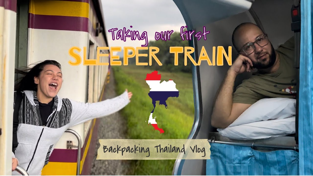 Taking our First Sleeper Train, Bangkok-Koh Samui | Second Class Experience