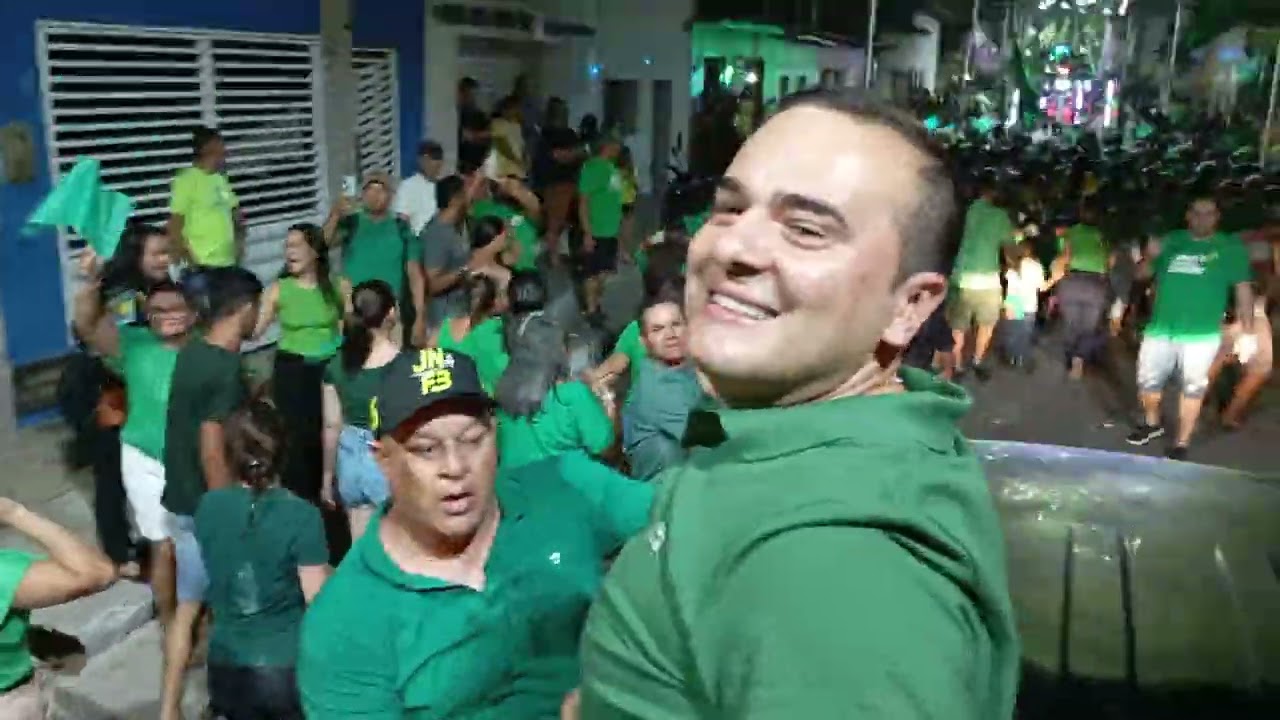 Joquinha Nogueira MDB leva mais de 20 mil pessoas na sua passeata em Nova Cruz-RN.