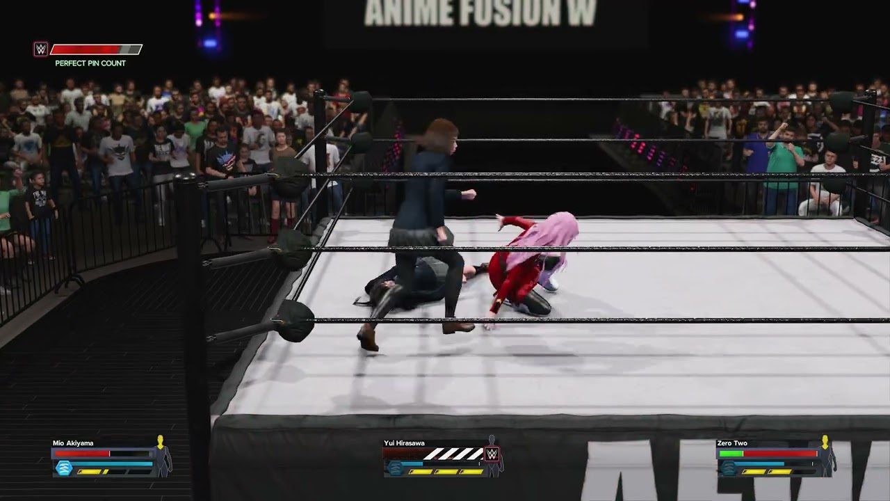 Mio Akiyama VS Zero Two 2 | WWE 2K24 | ANIME | K-ON! VS Darling in the Franxx