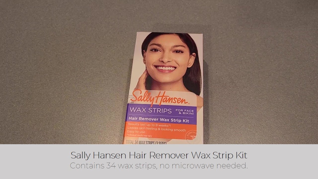 In Hand Review of Sally Hansen Hair Remover Wax Strip Kit