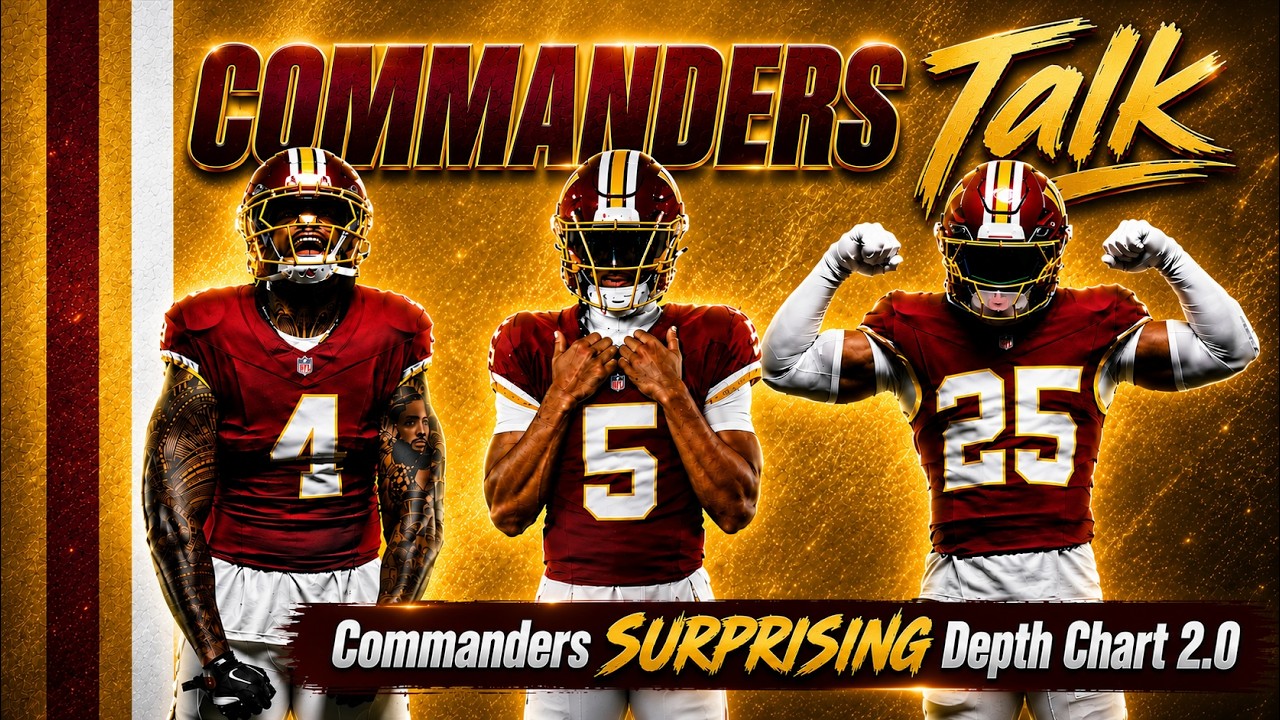 Commanders SURPRISING Depth Chart 2.0  │ Commanders Talk with T-May