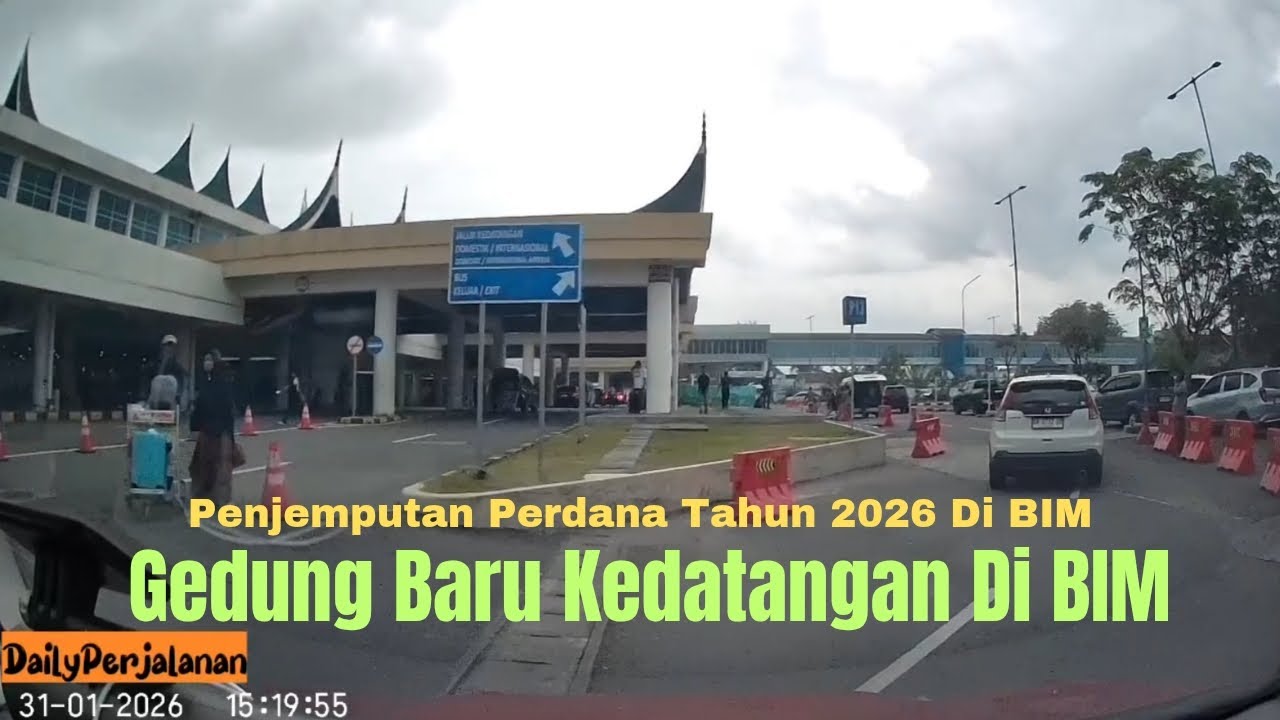 Kedatangan Domestik dan Internasional Di Gedung Baru BIM‼️Parkir Disini