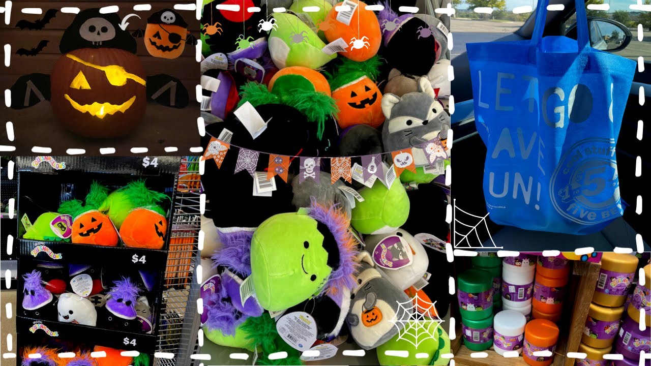 halloween squishmallow special - squishmallow hunting, pumpkin carving + giveaway (CLOSED)! 🎃