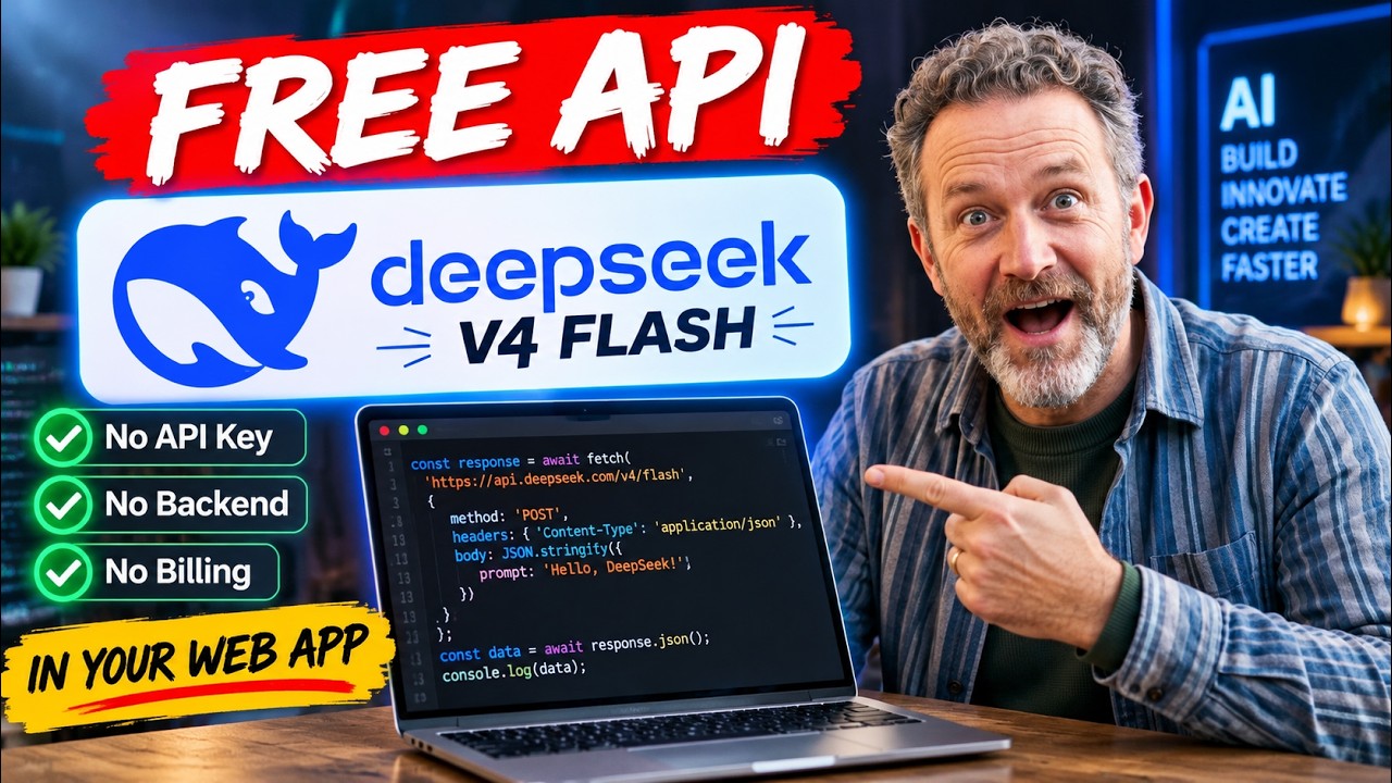БЕСПЛАТНЫЙ API DeepSeek V4 Flash 🔥 Получите API-ключ и используйте его в своих приложениях!