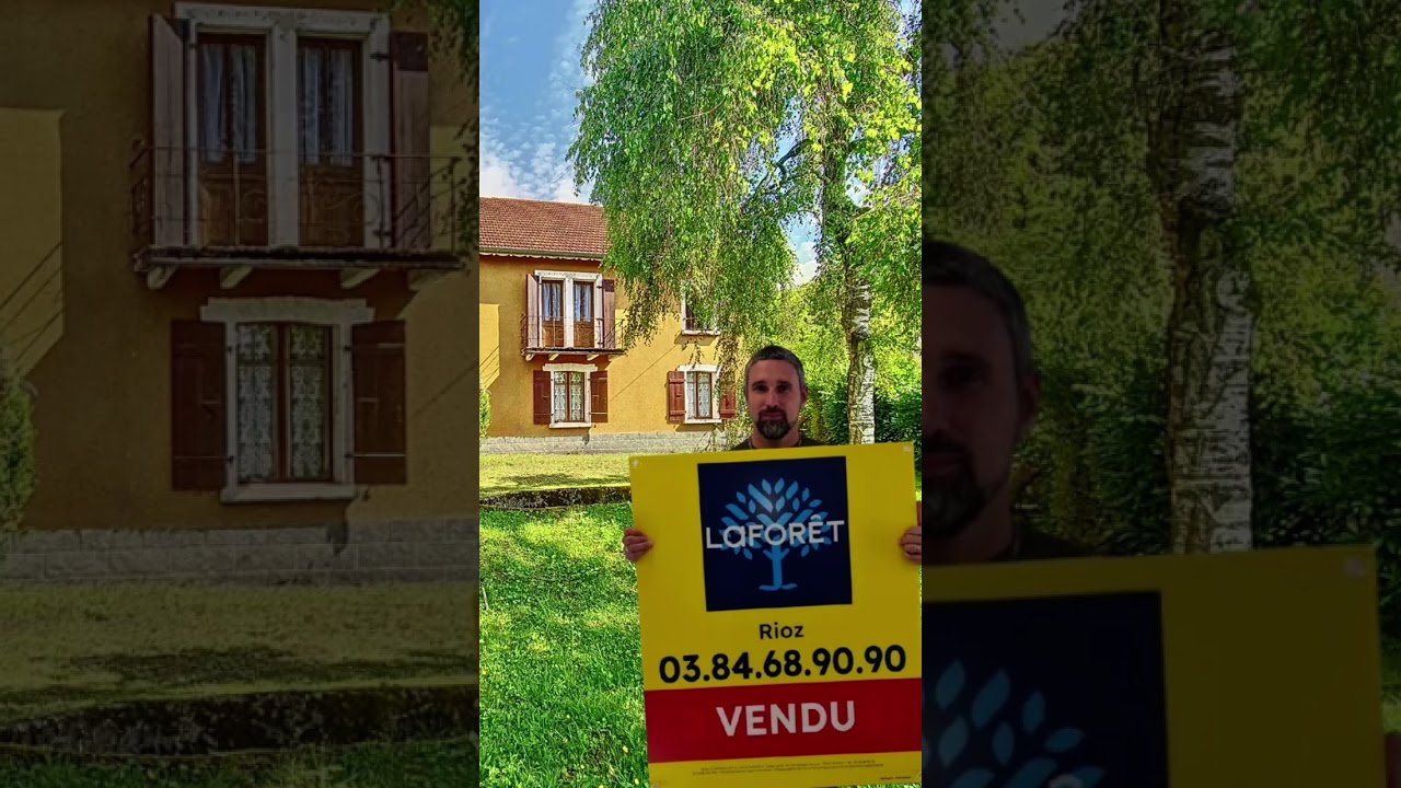#courtagefranchecomte #laforetimmobilierrioz #conseillerimmobilierrioz&nbsp; #maisonvendue&nbsp;#maisonavendre