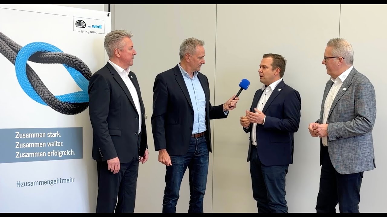Interview zur Vertriebszusammenlegung von Ardex und wedi