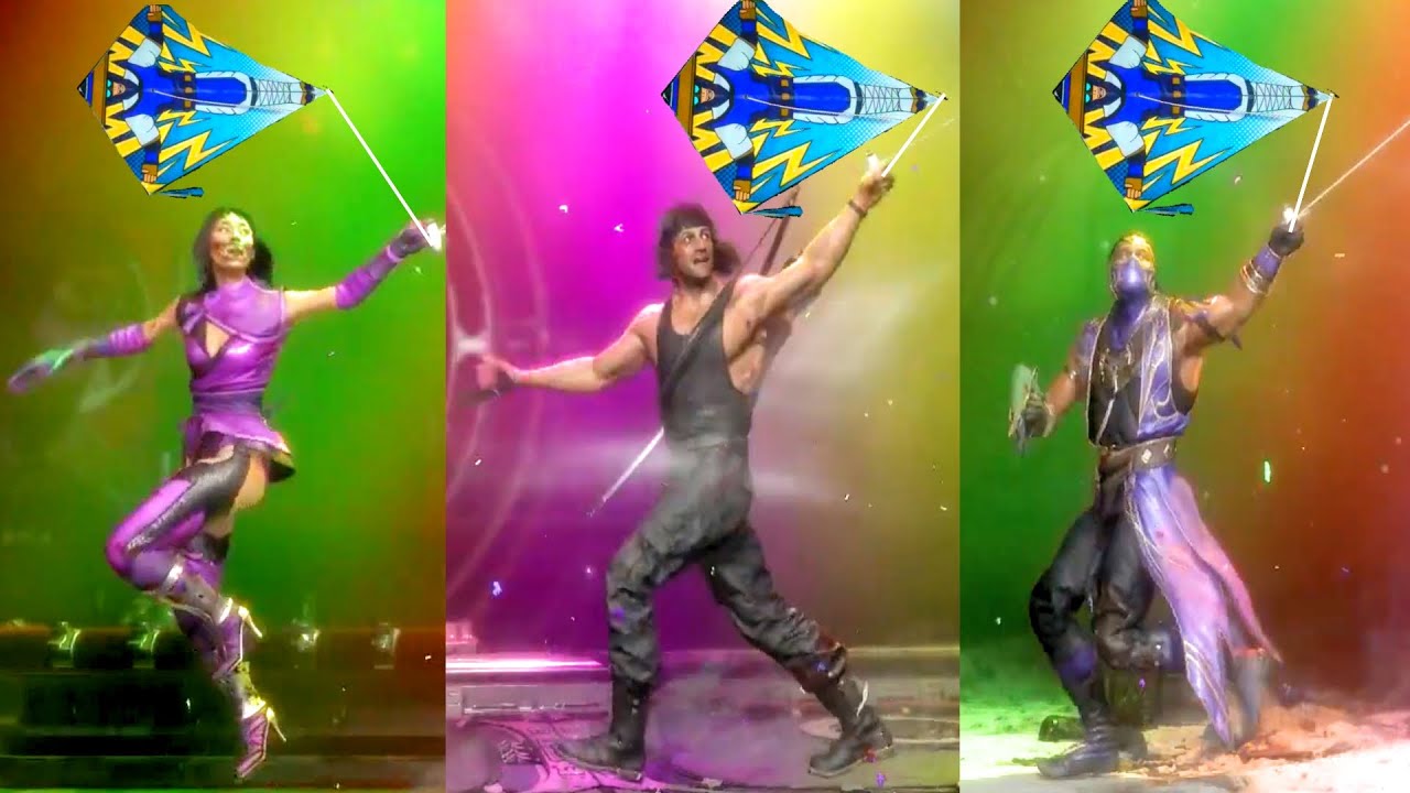 MK11 All Characters Perform Fujin's Fly A Kite FRIENDSHIP