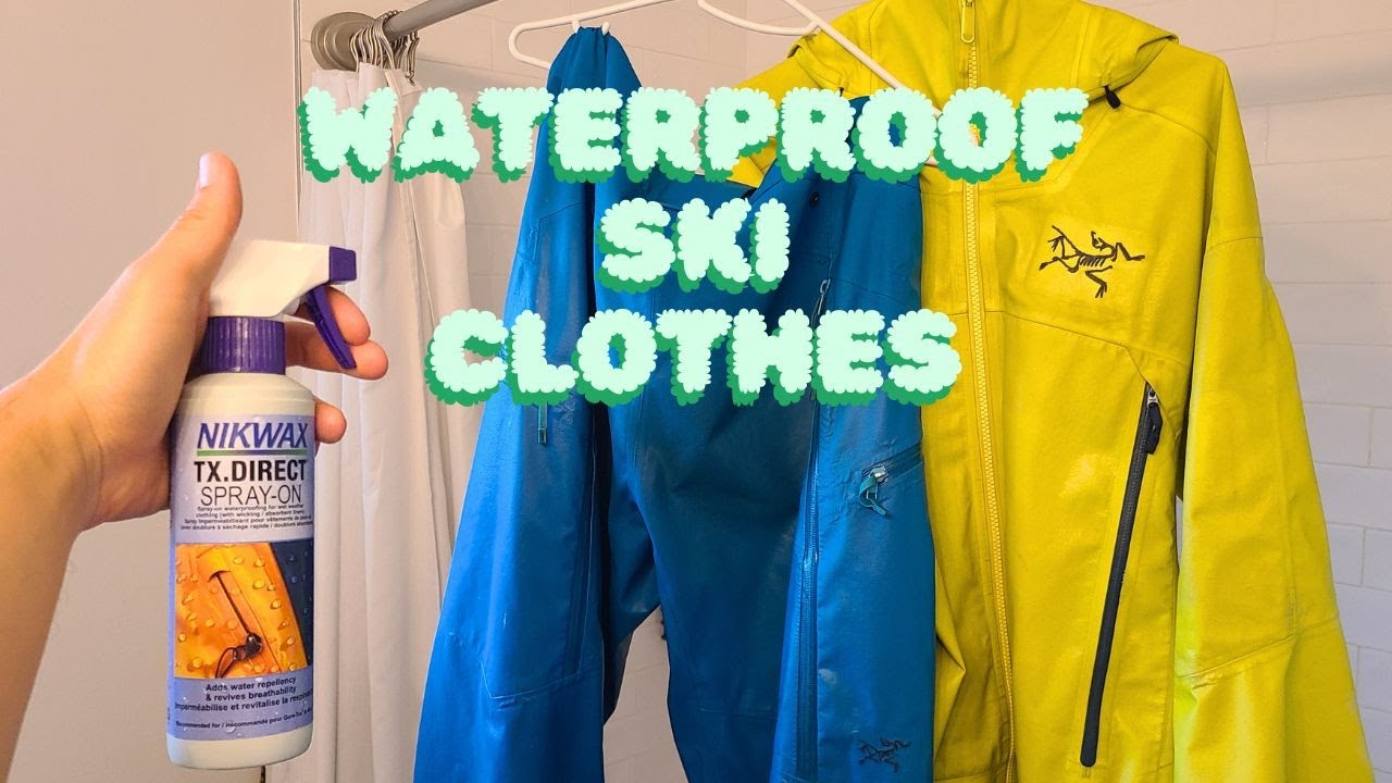 Apply Nikwax Tx Direct Spray On Arc'teryx Shells